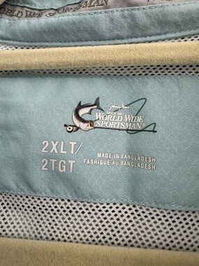 Johnny Morris worldwide league fishing shirt XXL